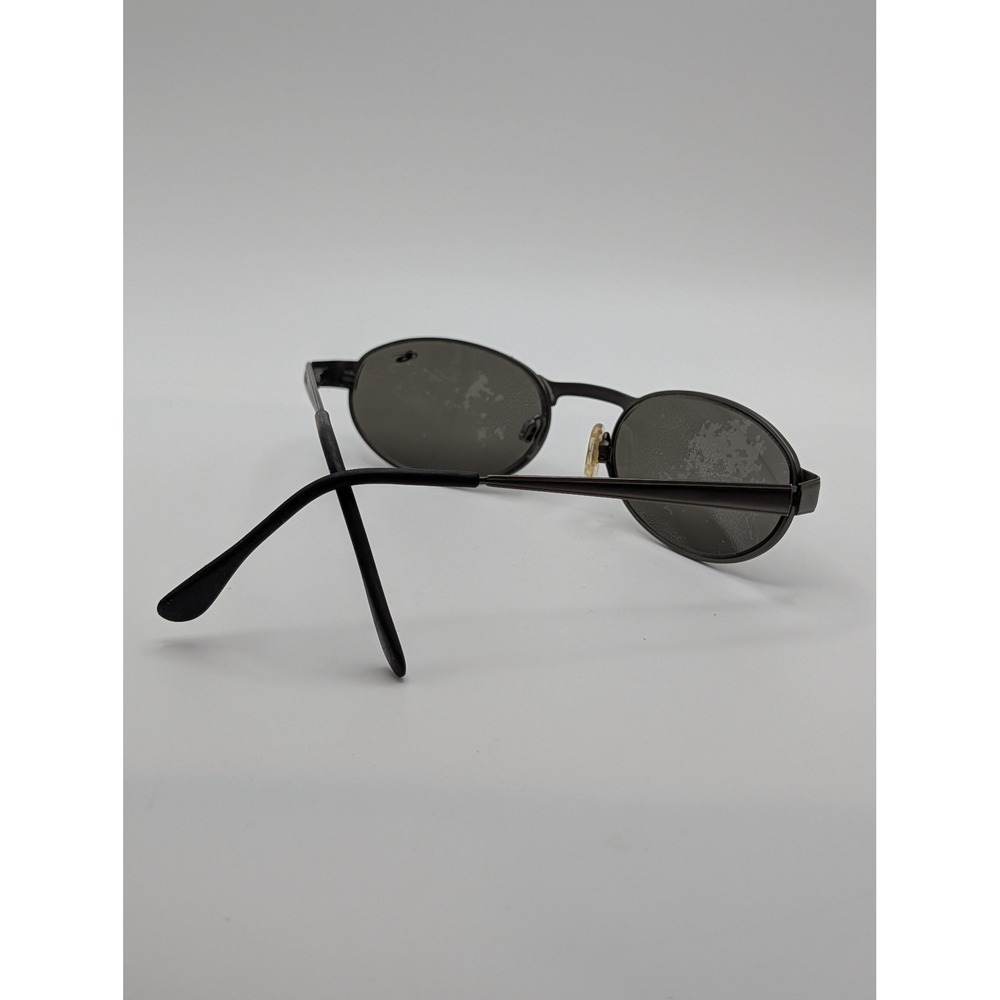 Bolle Rhodia 5518 Oval Metal Eyeglass Frames Gray Italy 53-20-125 Vintage
